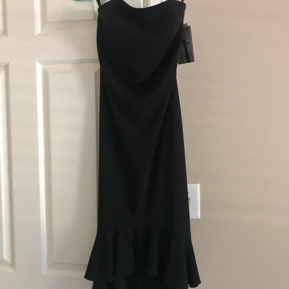 Jessica McClintock strapless evening dress
